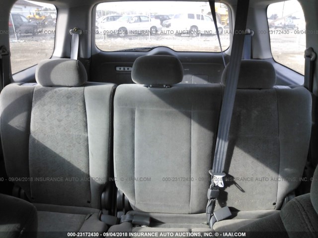 2HKYF181X5H558758 - 2005 HONDA PILOT LX SILVER photo 8