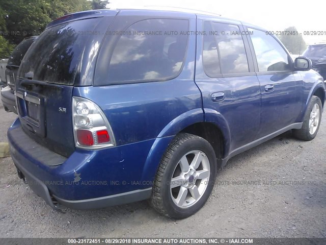 5S3ET13M062805599 - 2006 SAAB 9-7X ARC BLUE photo 4