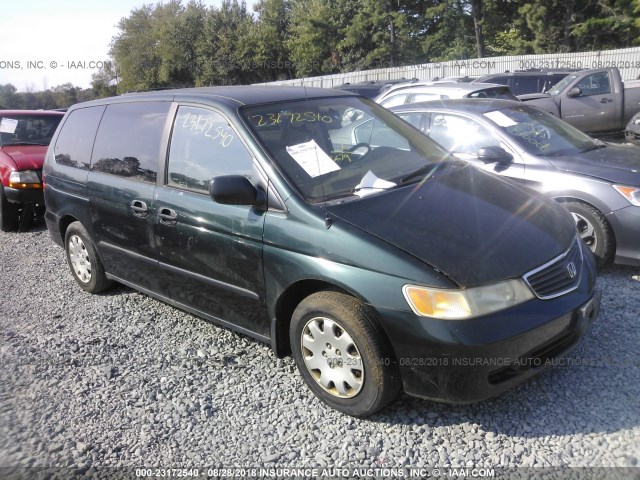 2HKRL1854YH510158 - 2000 HONDA ODYSSEY LX GREEN photo 1