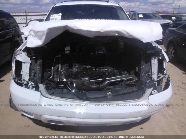 1GNSCBE01DR288303 - 2013 CHEVROLET TAHOE C1500 LT WHITE photo 6