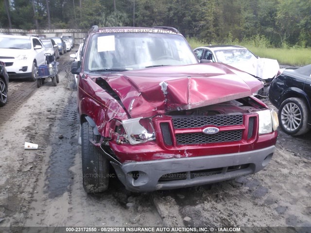 1FMZU67E93UA59766 - 2003 FORD EXPLORER SPORT TR  RED photo 6