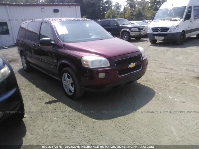 1GNDV03L05D199597 - 2005 CHEVROLET UPLANDER BURGUNDY photo 1