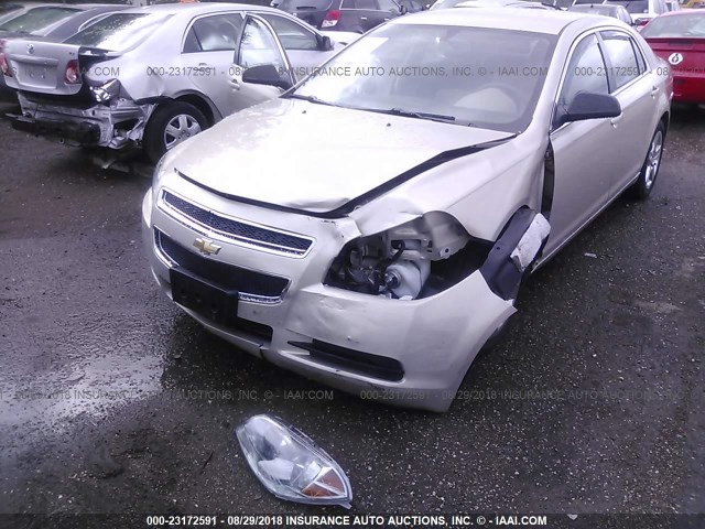 1G1ZB5E16BF282766 - 2011 CHEVROLET MALIBU LS Qəhvəyi foto 6