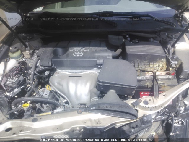 4T1BF3EK2AU013194 - 2010 TOYOTA CAMRY SE/LE/XLE ბეჟი ფოტო 10