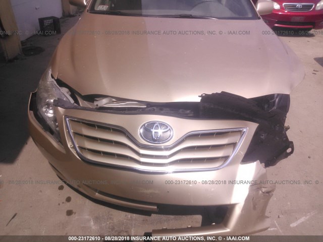 4T1BF3EK2AU013194 - 2010 TOYOTA CAMRY SE/LE/XLE ბეჟი ფოტო 6