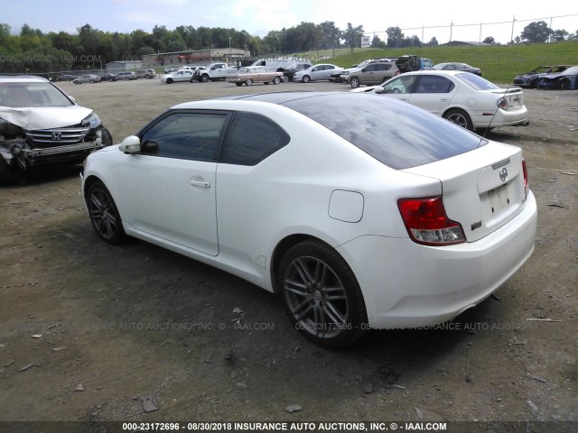 JTKJF5C77B3016599 - 2011 TOYOTA SCION TC 白色 照片 3