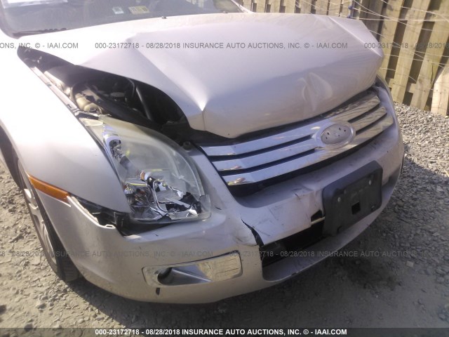 3FAHP08178R246783 - 2008 FORD FUSION SEL SILVER photo 6