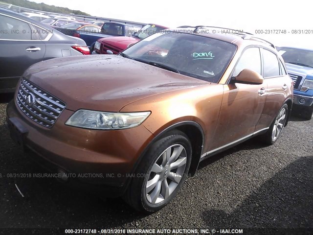JNRBS08W63X404606 - 2003 INFINITI FX45 橙色 照片 2