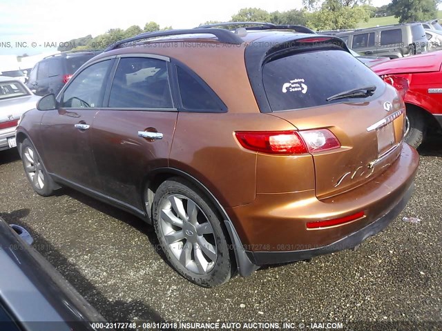 JNRBS08W63X404606 - 2003 INFINITI FX45 橙色 照片 3