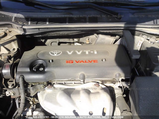 JTNBE46K373082448 - 2007 TOYOTA CAMRY NEW GENERAT CE/LE/XLE/SE GOLD photo 10