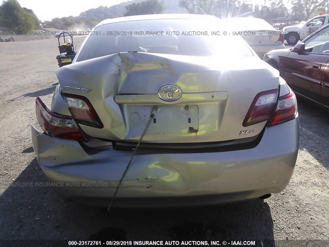 JTNBE46K373082448 - 2007 TOYOTA CAMRY NEW GENERAT CE/LE/XLE/SE GOLD photo 6