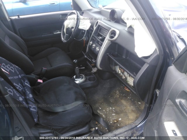 JTLKT334650172108 - 2005 TOYOTA SCION XB Қара фото 5