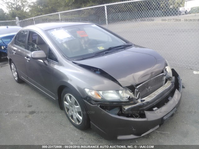 2HGFA1F52AH557779 - 2010 HONDA CIVIC LX TAN photo 1