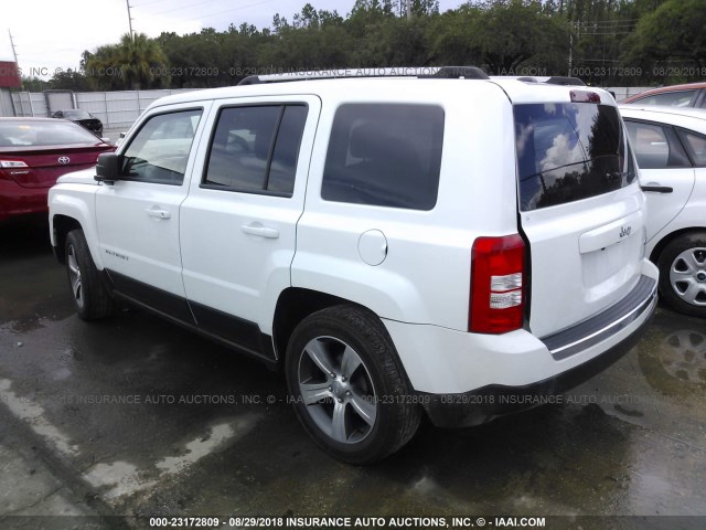 1C4NJPFAXGD715723 - 2016 JEEP PATRIOT LATITUDE WHITE photo 3