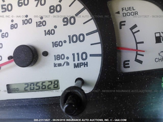 5TEHN72NX1Z831786 - 2001 TOYOTA TACOMA DOUBLE CAB მწვანე ფოტო 7