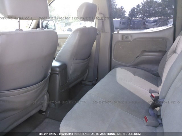 5TEHN72NX1Z831786 - 2001 TOYOTA TACOMA DOUBLE CAB მწვანე ფოტო 8