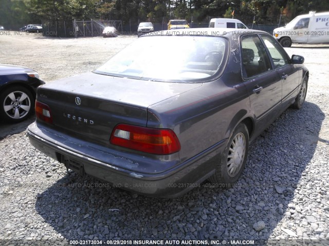 JH4KA7661RC009309 - 1994 ACURA LEGEND L GRAY photo 4