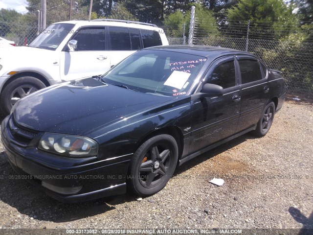 2G1WP551X49332746 - 2004 CHEVROLET IMPALA SS BLACK photo 2