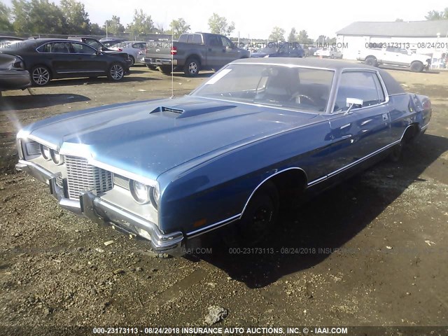 0000001B58H167506 - 1971 FORD GALAXIE 500  BLUE photo 2