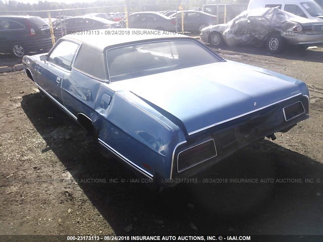 0000001B58H167506 - 1971 FORD GALAXIE 500  BLUE photo 3