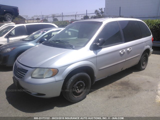 1C4GJ45382B604103 - 2002 CHRYSLER VOYAGER LX SILVER photo 2