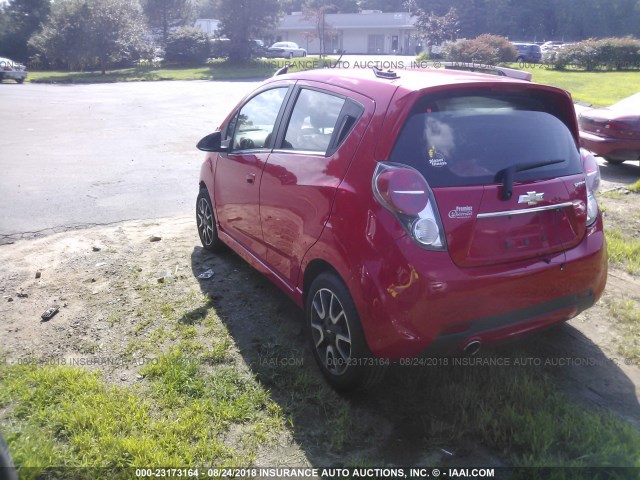 KL8CE6S97DC533666 - 2013 CHEVROLET SPARK 2LT RED photo 3