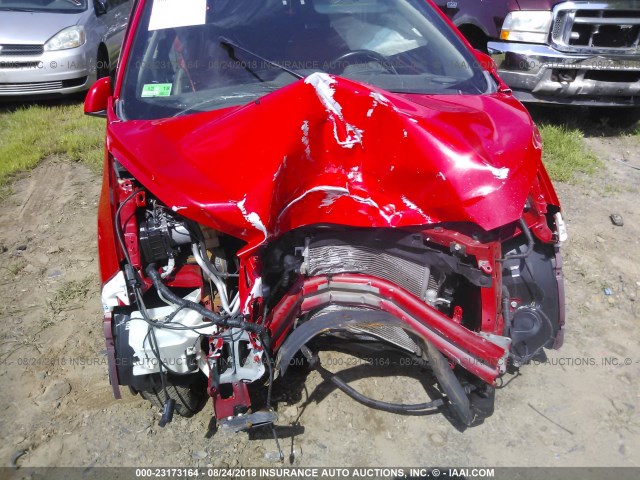 KL8CE6S97DC533666 - 2013 CHEVROLET SPARK 2LT RED photo 6