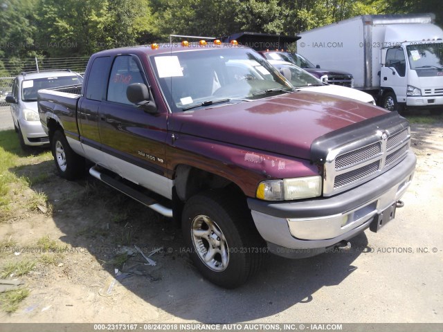 3B7HF13Z21G209707 - 2001 DODGE RAM 1500 BURGUNDY photo 1