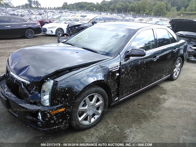 1G6DW6ED9B0132078 - 2011 CADILLAC STS LUXURY BLACK photo 2