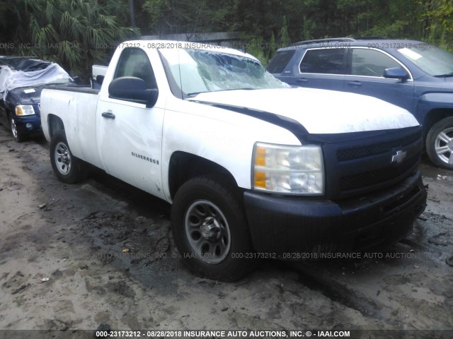 1GCEK14J19Z184849 - 2009 CHEVROLET SILVERADO K1500 WHITE photo 1