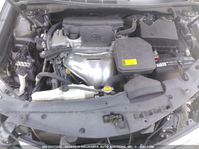 4T4BF1FK0CR203989 - 2012 TOYOTA CAMRY SE/LE/XLE 灰色 照片 10