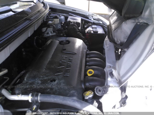 2T1KR32E56C612914 - 2006 TOYOTA COROLLA MATRIX XR SILVER photo 10