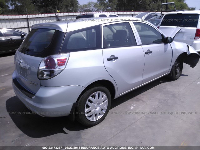 2T1KR32E56C612914 - 2006 TOYOTA COROLLA MATRIX XR SILVER photo 4
