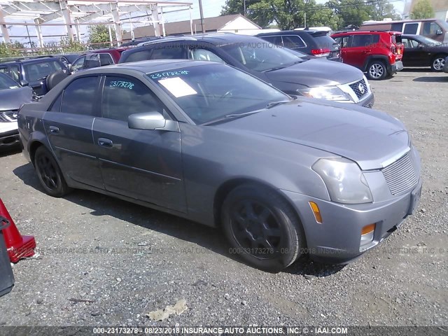 1G6DP567350189493 - 2005 CADILLAC CTS HI FEATURE V6 GRAY photo 1