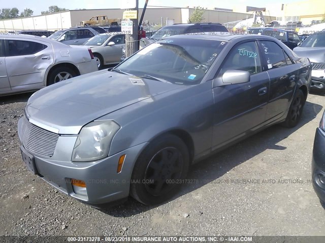 1G6DP567350189493 - 2005 CADILLAC CTS HI FEATURE V6 GRAY photo 2