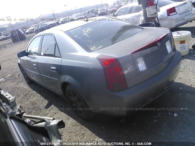 1G6DP567350189493 - 2005 CADILLAC CTS HI FEATURE V6 GRAY photo 3