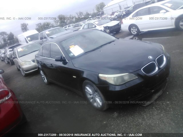 WBANB33555B115761 - 2005 BMW 545 I BLACK photo 1