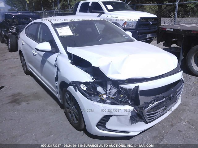 5NPD84LF8JH364446 - 2018 HYUNDAI ELANTRA SEL/VALUE/LIMITED WHITE photo 1