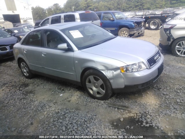 WAULC68E44A061002 - 2004 AUDI A4 1.8T QUATTRO SILVER photo 1