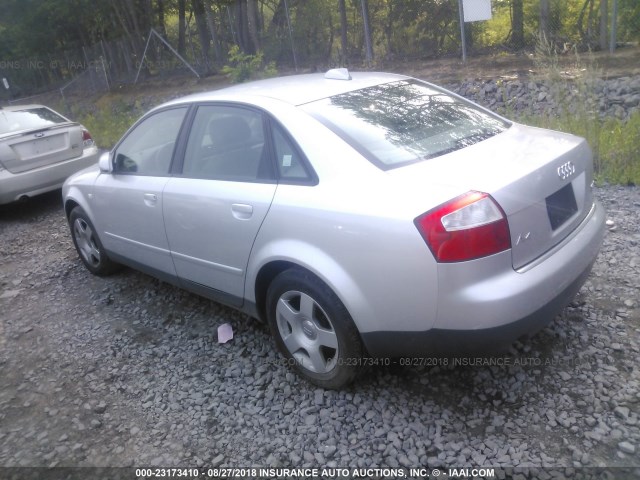 WAULC68E44A061002 - 2004 AUDI A4 1.8T QUATTRO SILVER photo 3