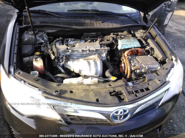 4T1BD1FK6EU097776 - 2014 TOYOTA CAMRY HYBRID/LE/XLE 黑色 照片 10