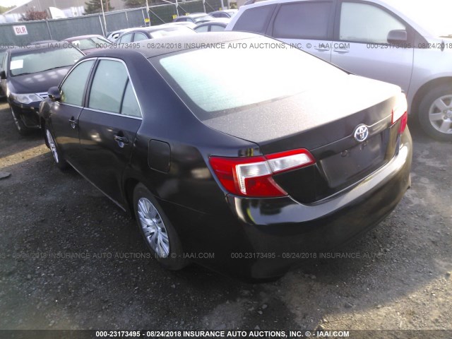 4T1BD1FK6EU097776 - 2014 TOYOTA CAMRY HYBRID/LE/XLE 黑色 照片 3