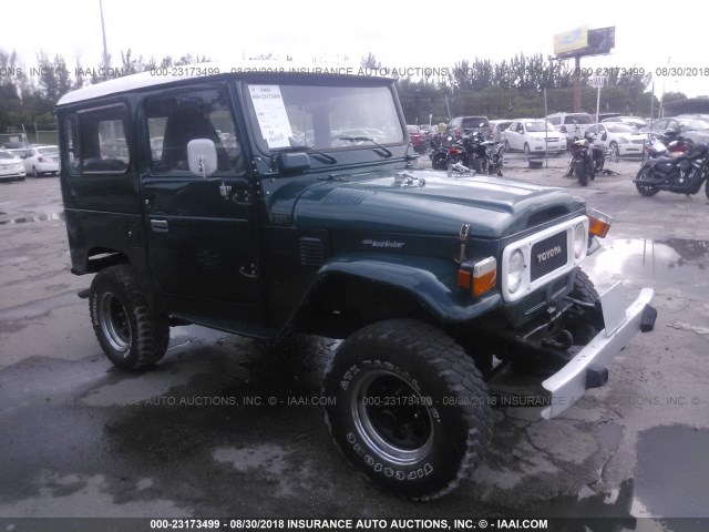 FJ40923655 - 1980 TOYOTA LAND CRUISER  GREEN photo 1