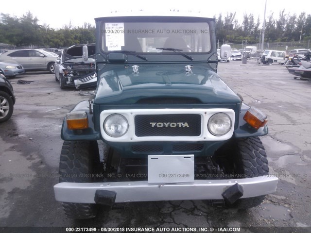 FJ40923655 - 1980 TOYOTA LAND CRUISER  GREEN photo 6