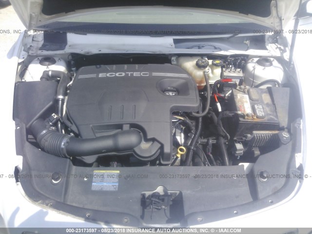 1G1ZC5EB6AF209871 - 2010 CHEVROLET MALIBU 1LT თეთრი ფოტო 10