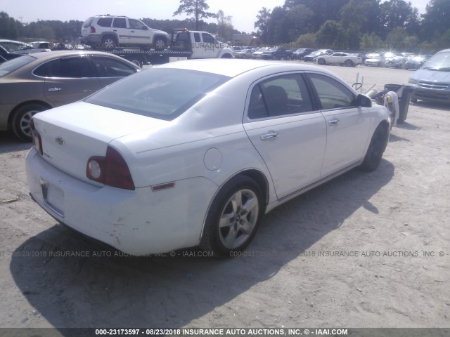 1G1ZC5EB6AF209871 - 2010 CHEVROLET MALIBU 1LT თეთრი ფოტო 4