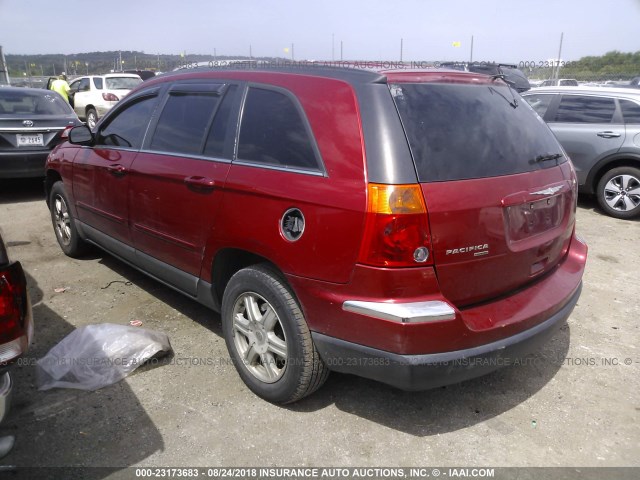 2C4GM68445R386948 - 2005 CHRYSLER PACIFICA TOURING MAROON photo 3