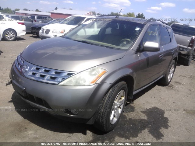 JN8AZ08W83W220057 - 2003 NISSAN MURANO SL/SE GOLD photo 2