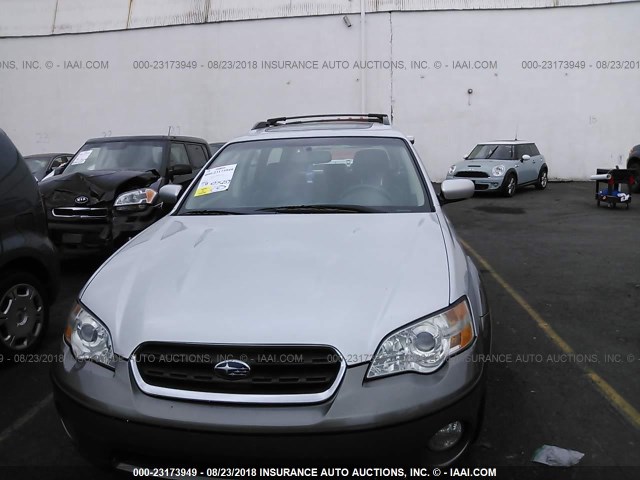 4S4BP62CX77304187 - 2007 SUBARU LEGACY OUTBACK 2.5I LIMITED SILVER photo 6