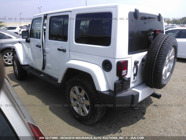 1C4HJWEG2G6265035 - 2016 JEEP WRANGLER UNLIMITE SAHARA WHITE photo 3